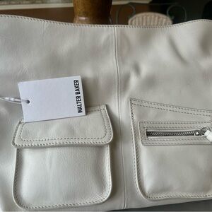 Walter Baker White Crossbody clutch Bag , bright white